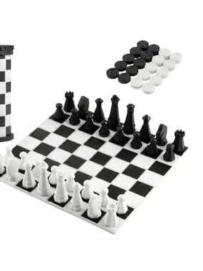Roll-Up 2-in-1 Chess & Checkers Travel Set